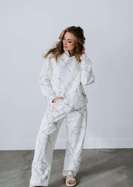 Marble Wide Leg Pant by Lily & Lottie