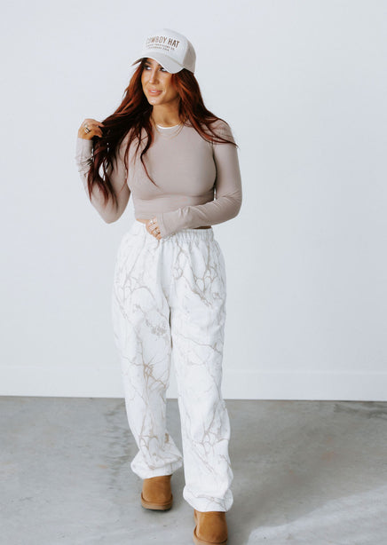 Marble Wide Leg Pant by Lily & Lottie