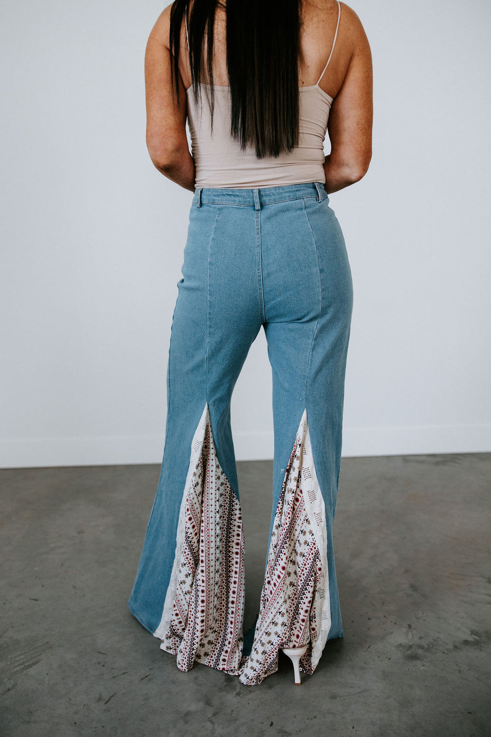 Cheyenne Lace Wide Leg Jeans