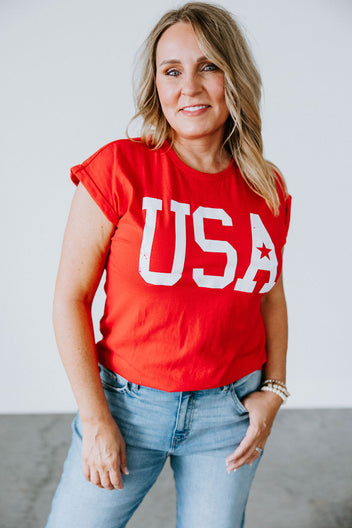 USA Star Graphic Tee