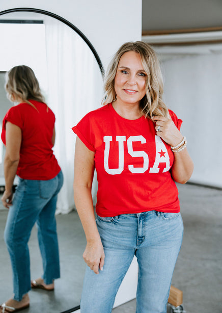 USA Star Graphic Tee