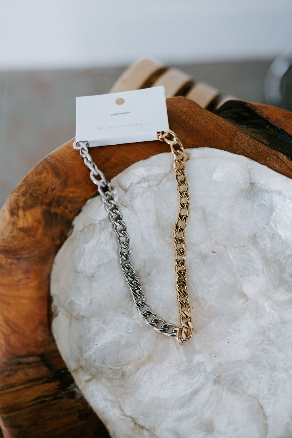 image of Metal Medley Chain Necklace