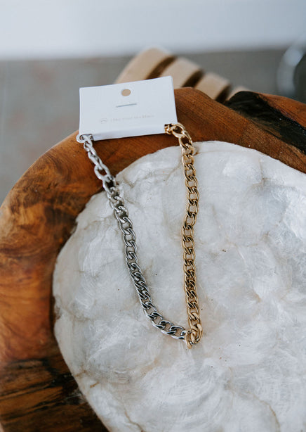 Metal Medley Chain Necklace