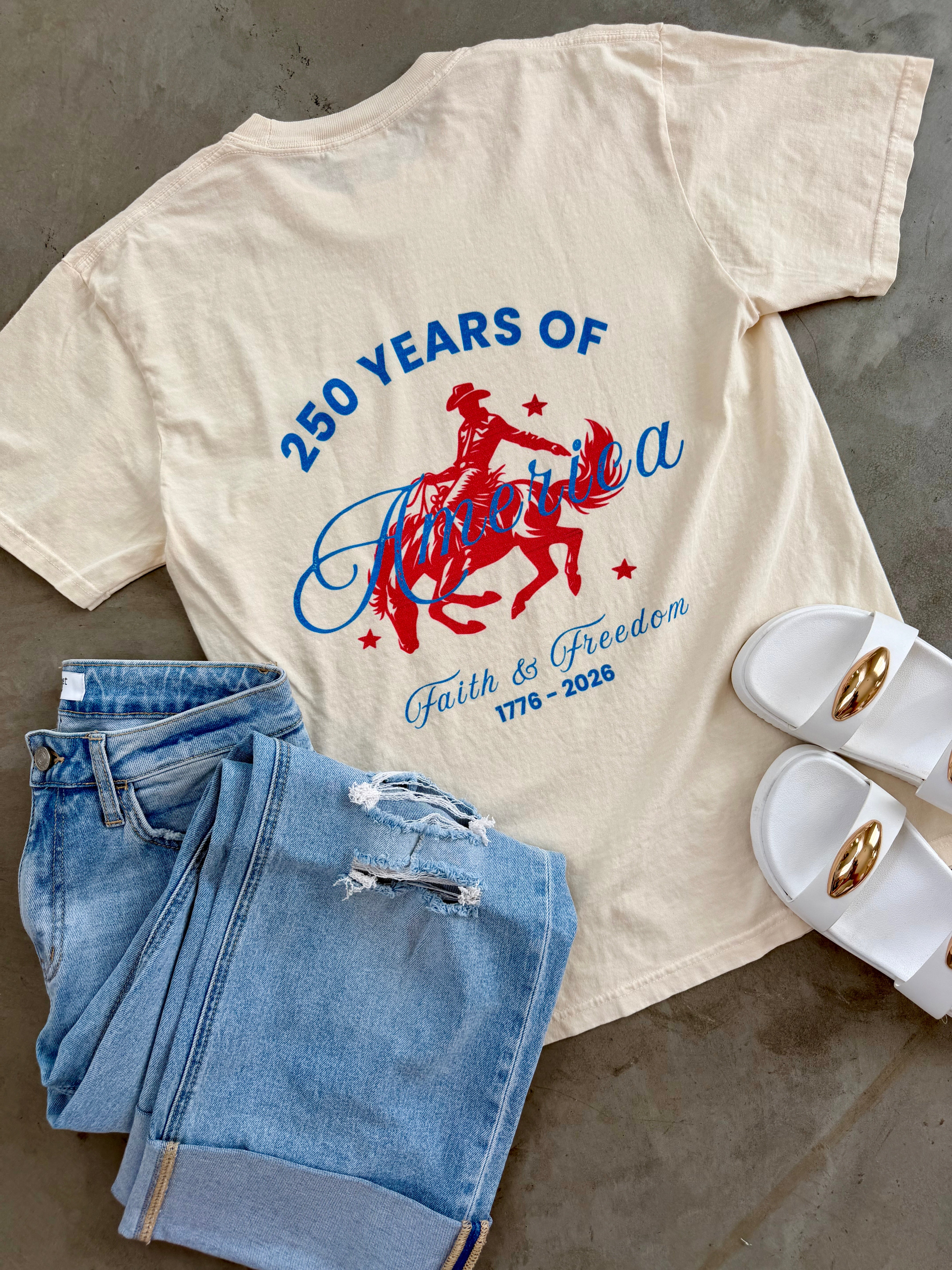 image of Faith and Freedom Graphic Tee