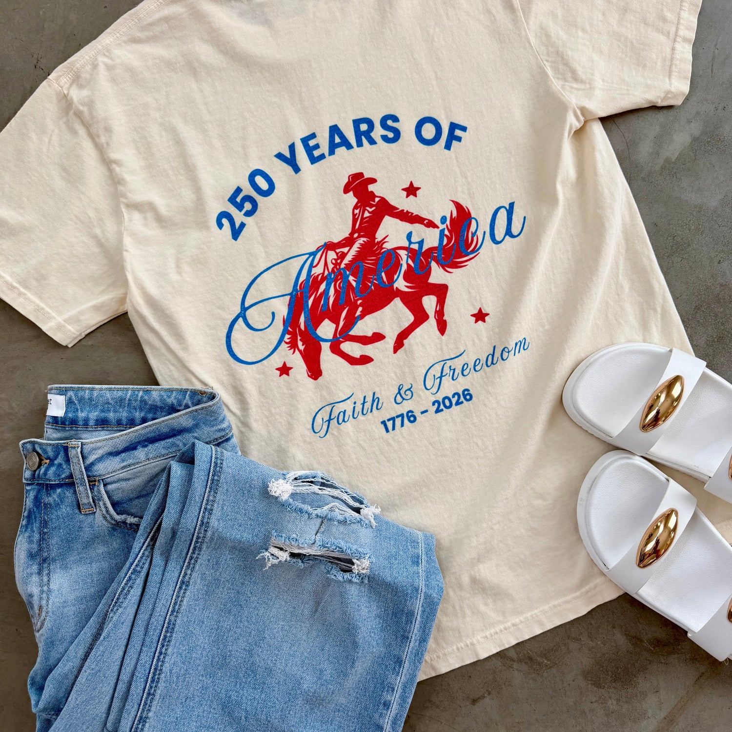 Faith and Freedom Graphic Tee