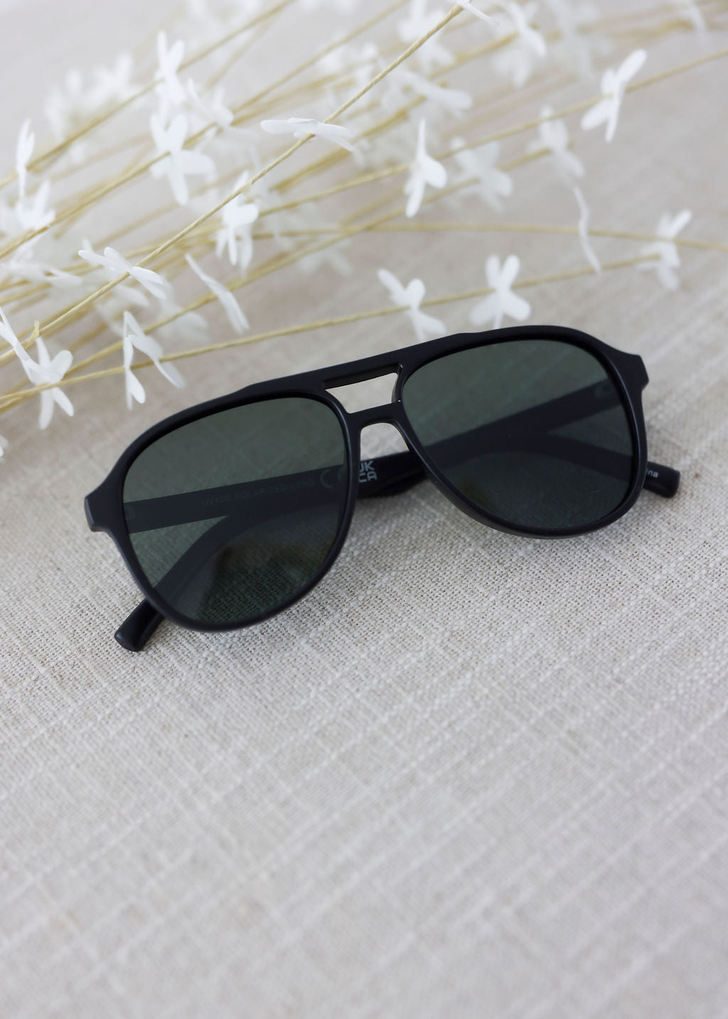 Ike Polarized Aviator Sunglasses