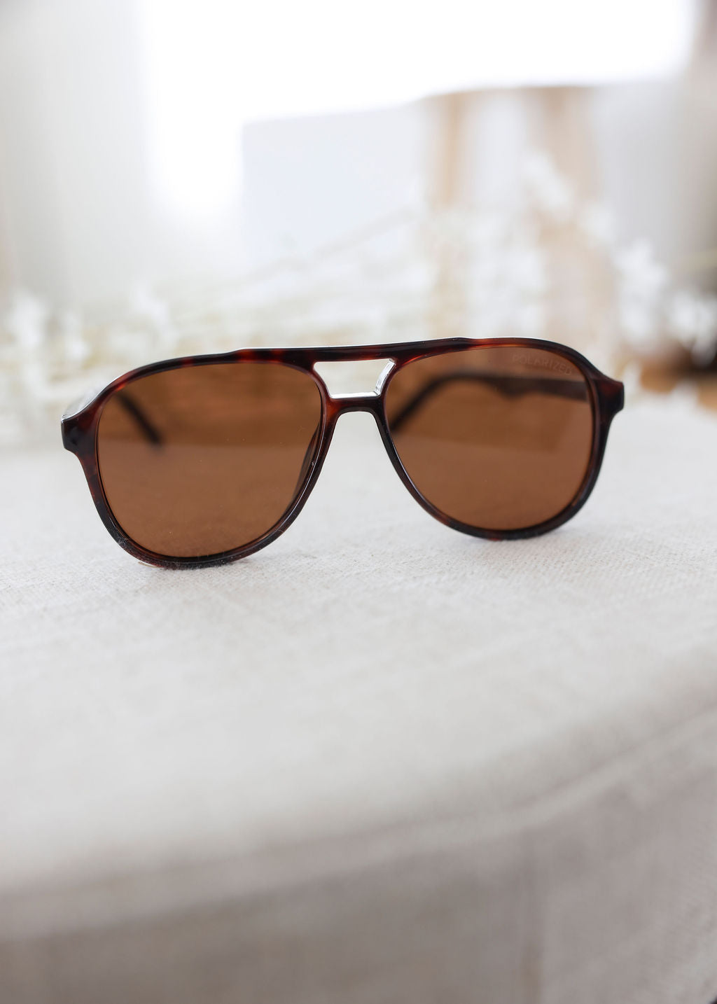 image of Ike Polarized Aviator Sunglasses
