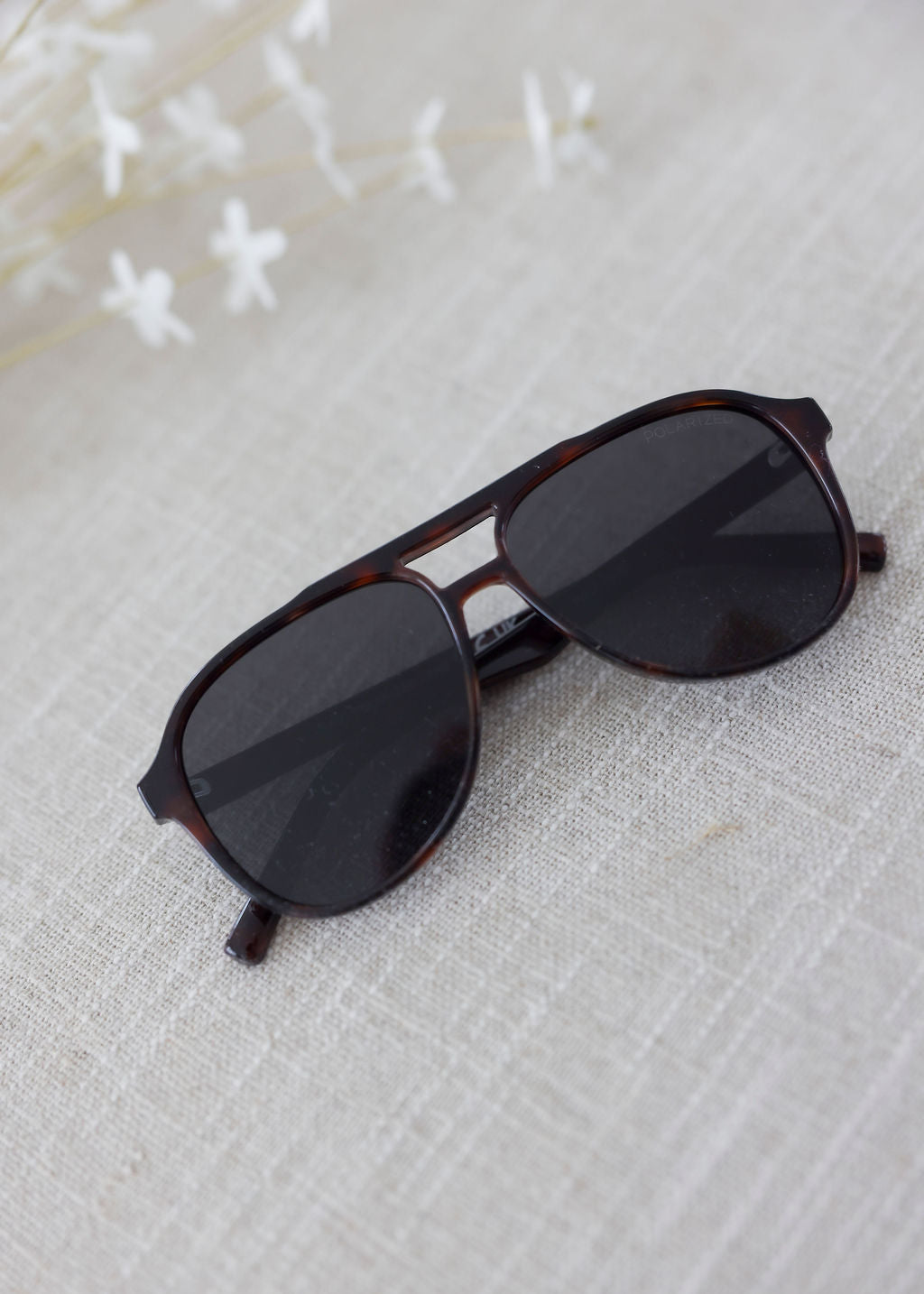 image of Ike Polarized Aviator Sunglasses