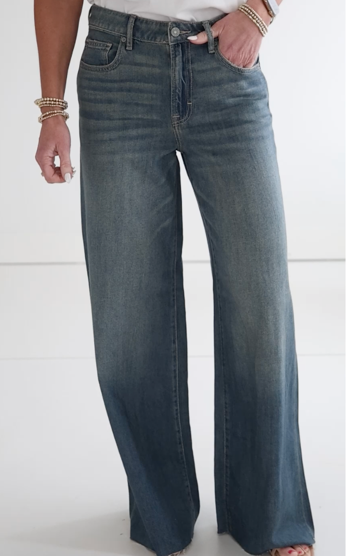 Venita Hidden Wide Leg Jeans