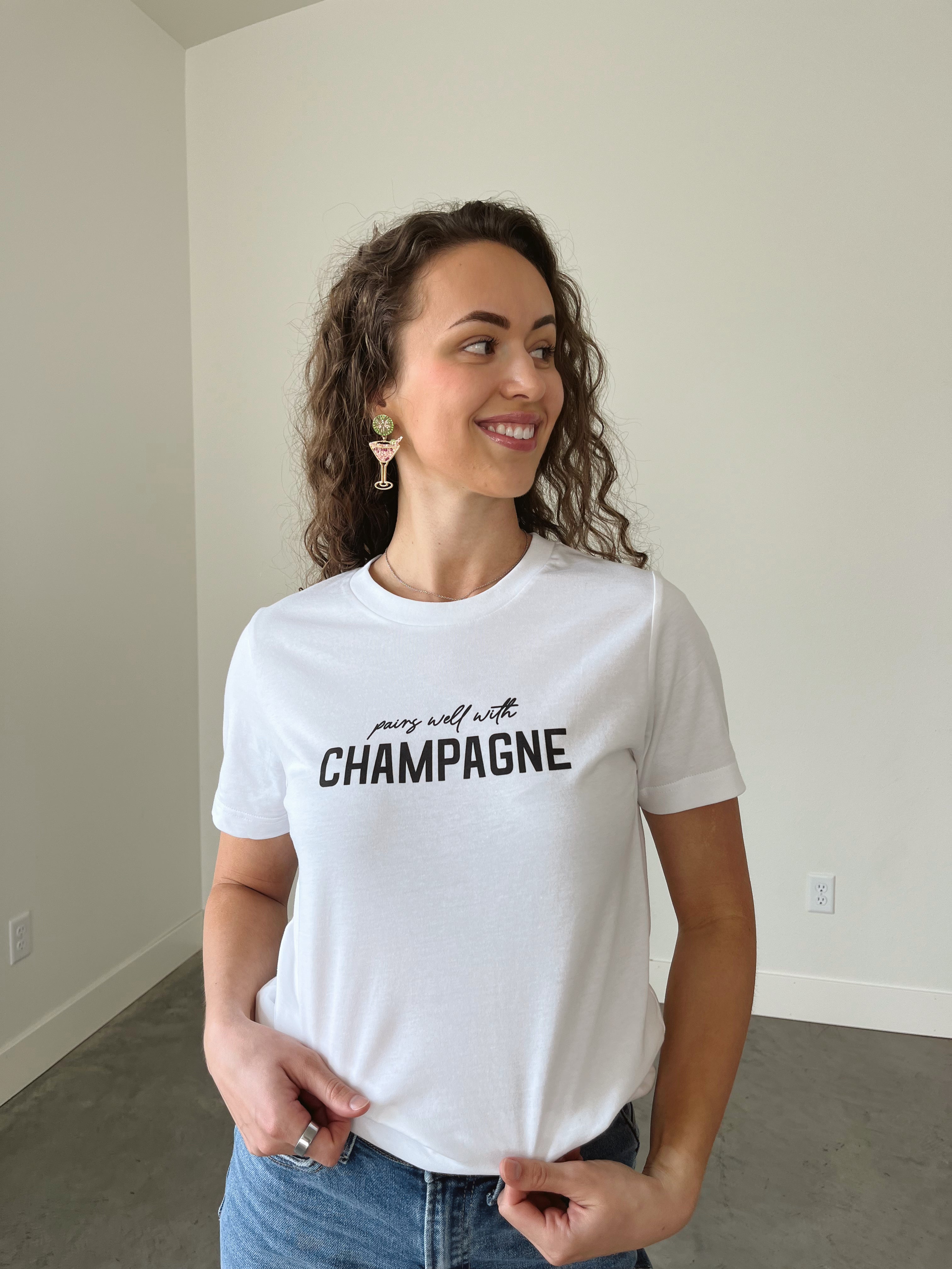 image of Pairs Well With Champagne Tee