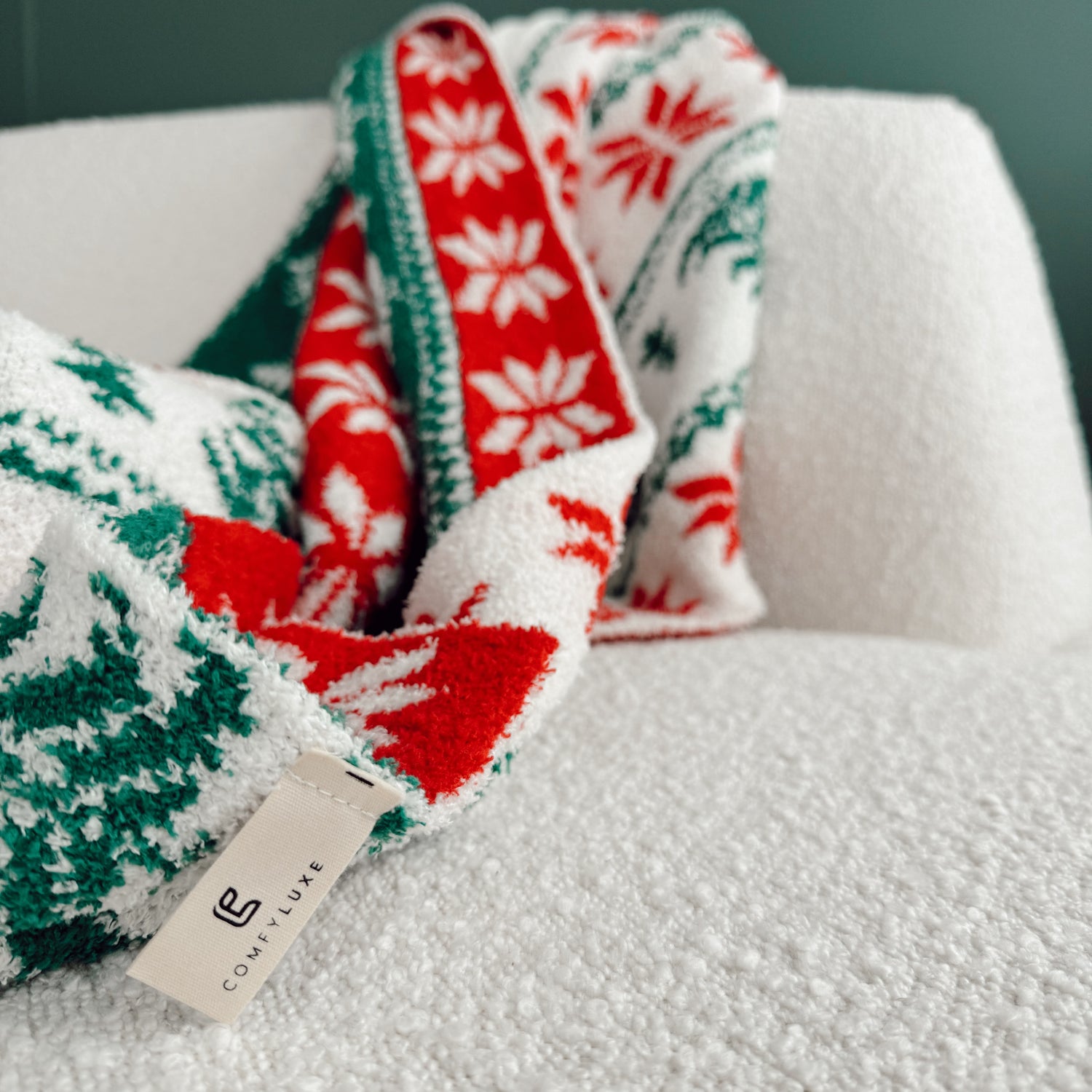 Holiday Tree Throw Blanket