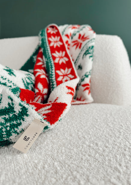 Holiday Tree Throw Blanket