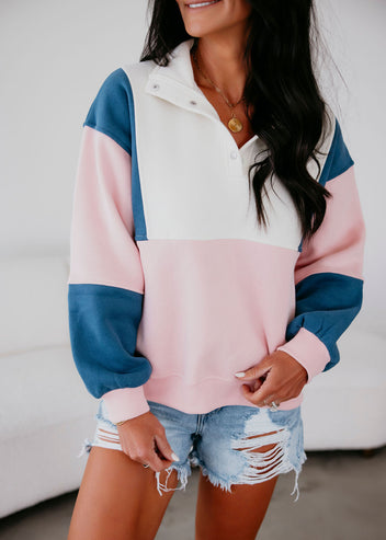 Glo Colorblock Pullover