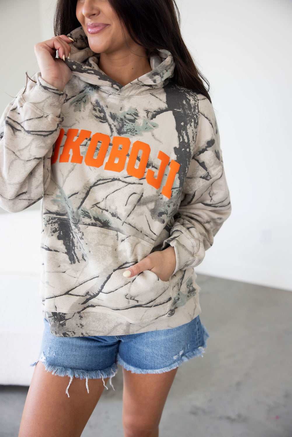Okoboji Camo Graphic Hoodie