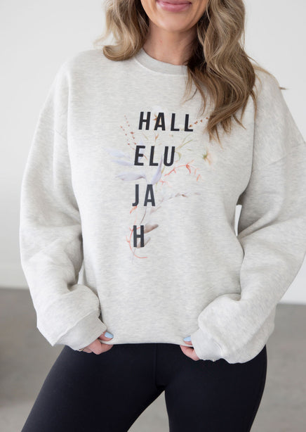 Hallelujah Graphic Crew product view