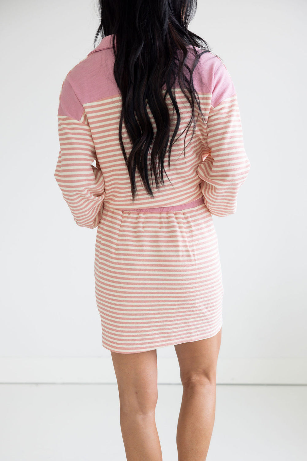 Kandi Striped Skirt Set