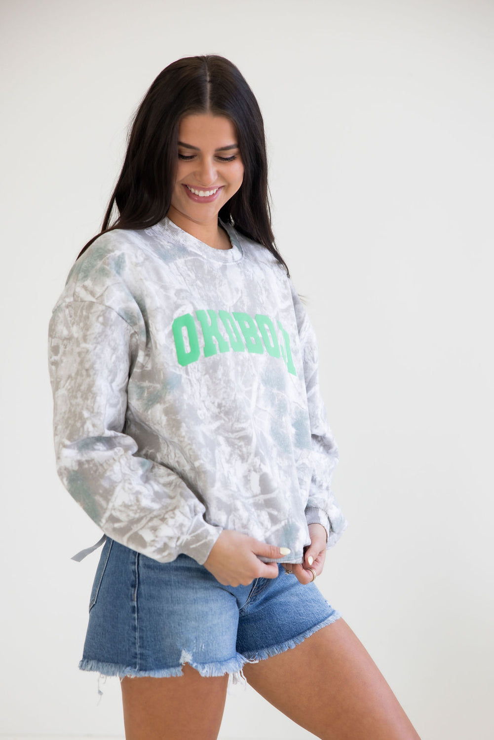 Okoboji Camo Graphic Crew