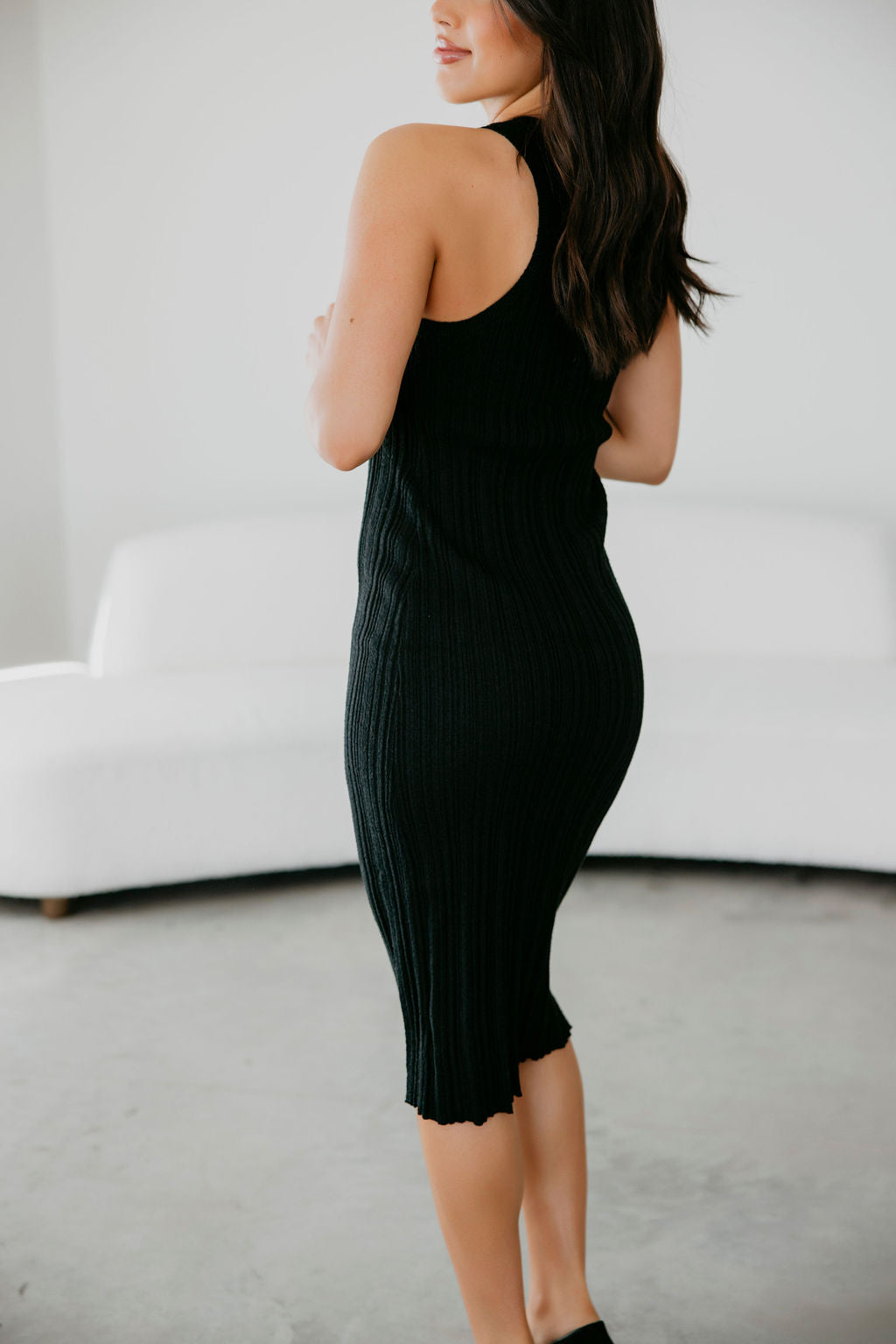 knee length dresses for ladies Lora Knit Bodycon Dress