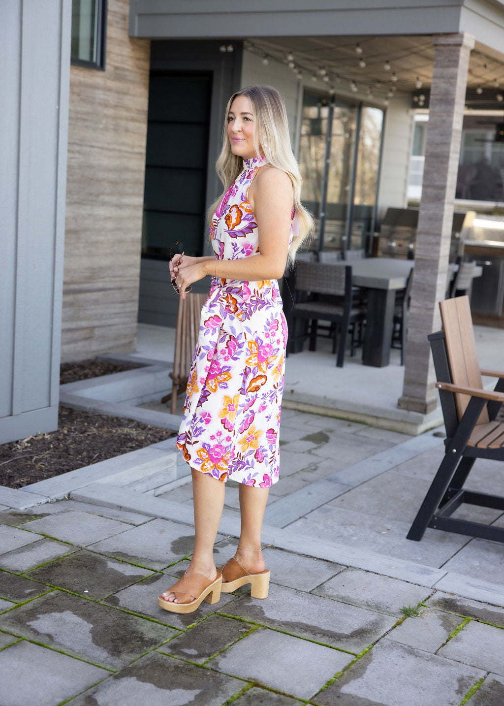 Harper Floral Wrap Dress