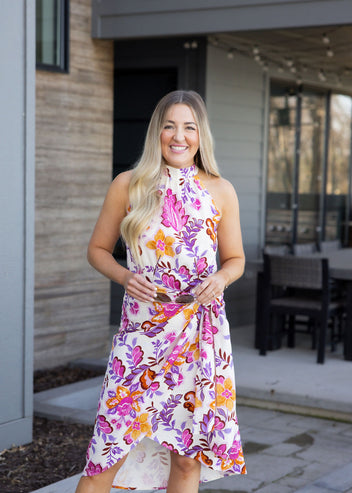 Harper Floral Wrap Dress