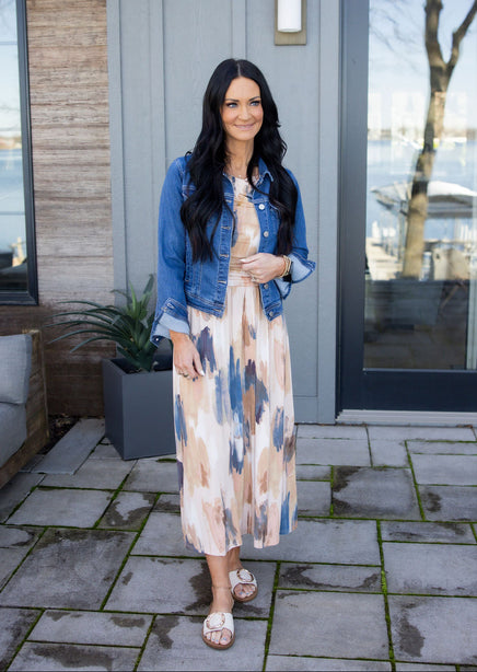 Nora Ruched Midi Dress product view