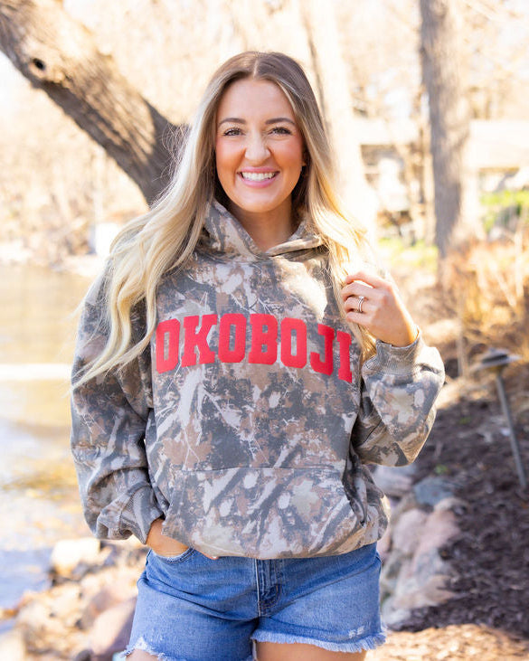 Okoboji Camo Graphic Hoodie