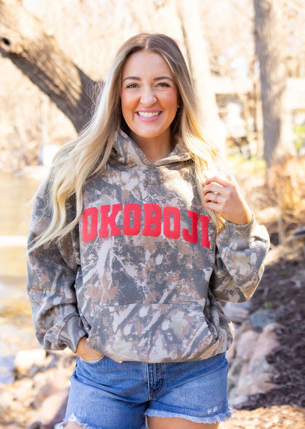Okoboji Camo Graphic Hoodie product view