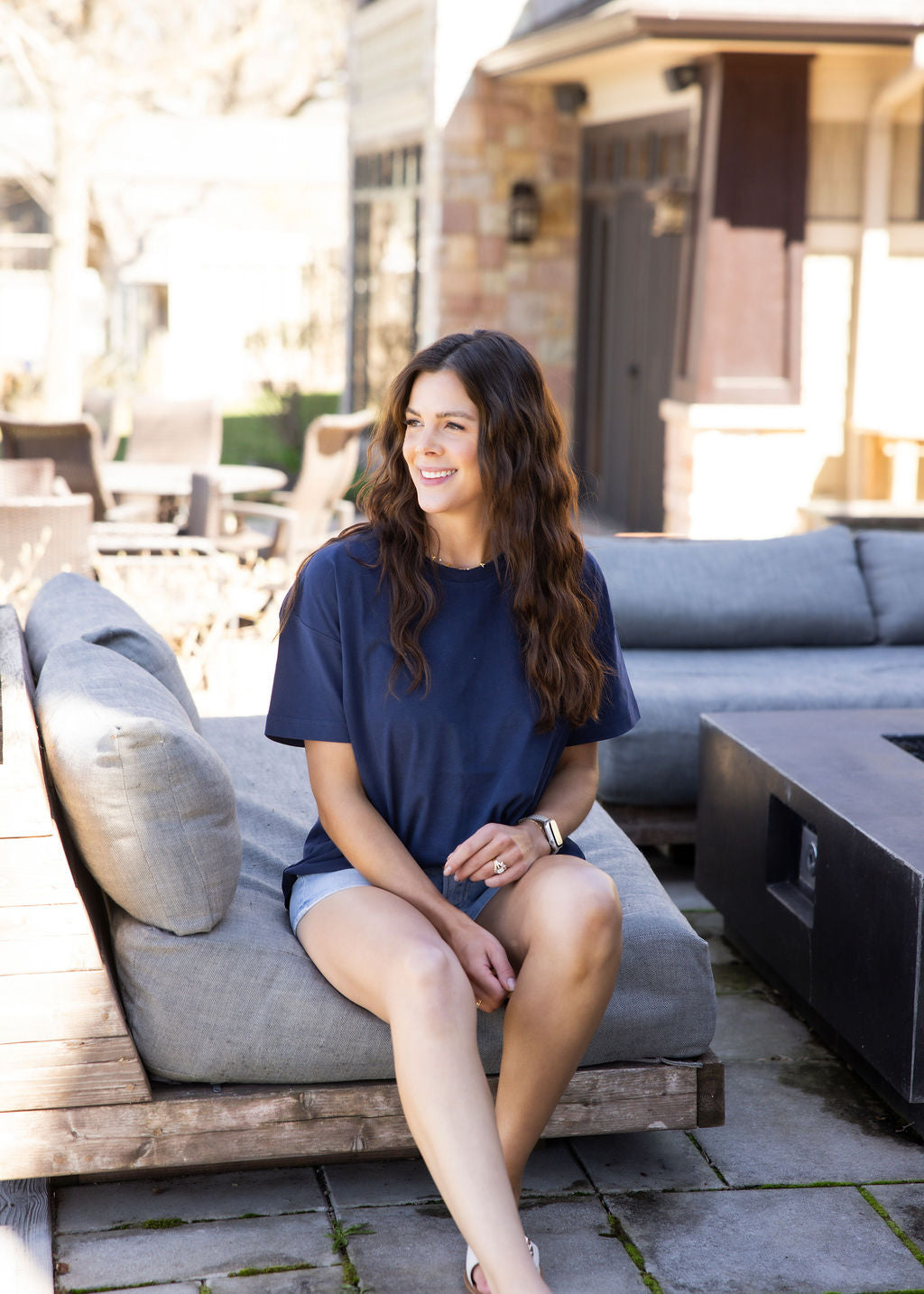 Veblen Oversized Tee by Lily & Lottie