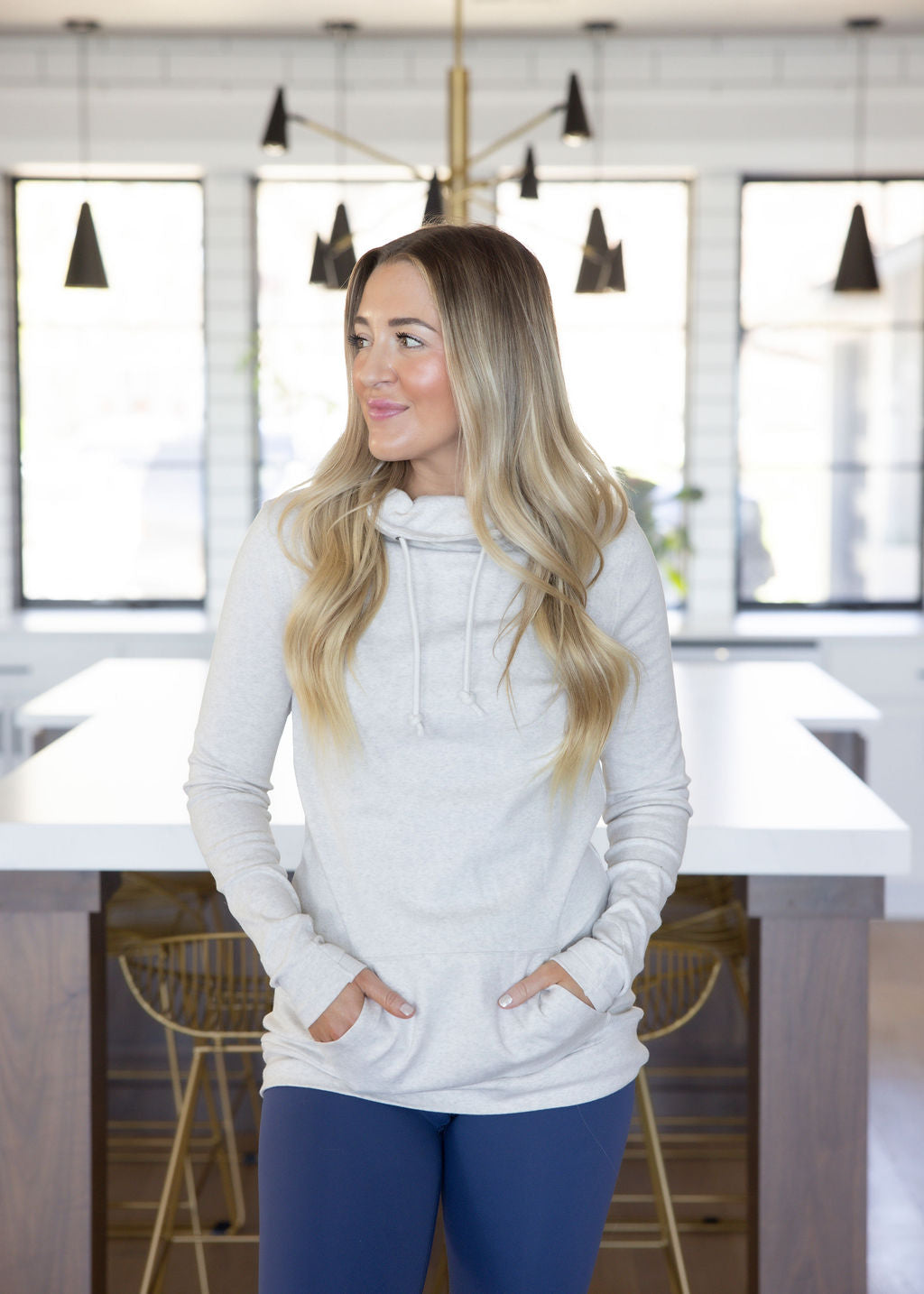 Dreamknit Cowl Neck Pullover