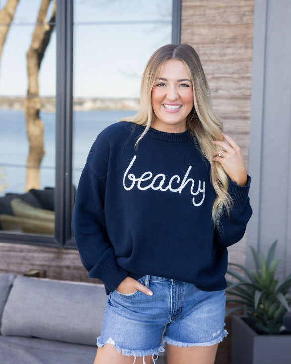 Beachy Chunky Knit Sweater