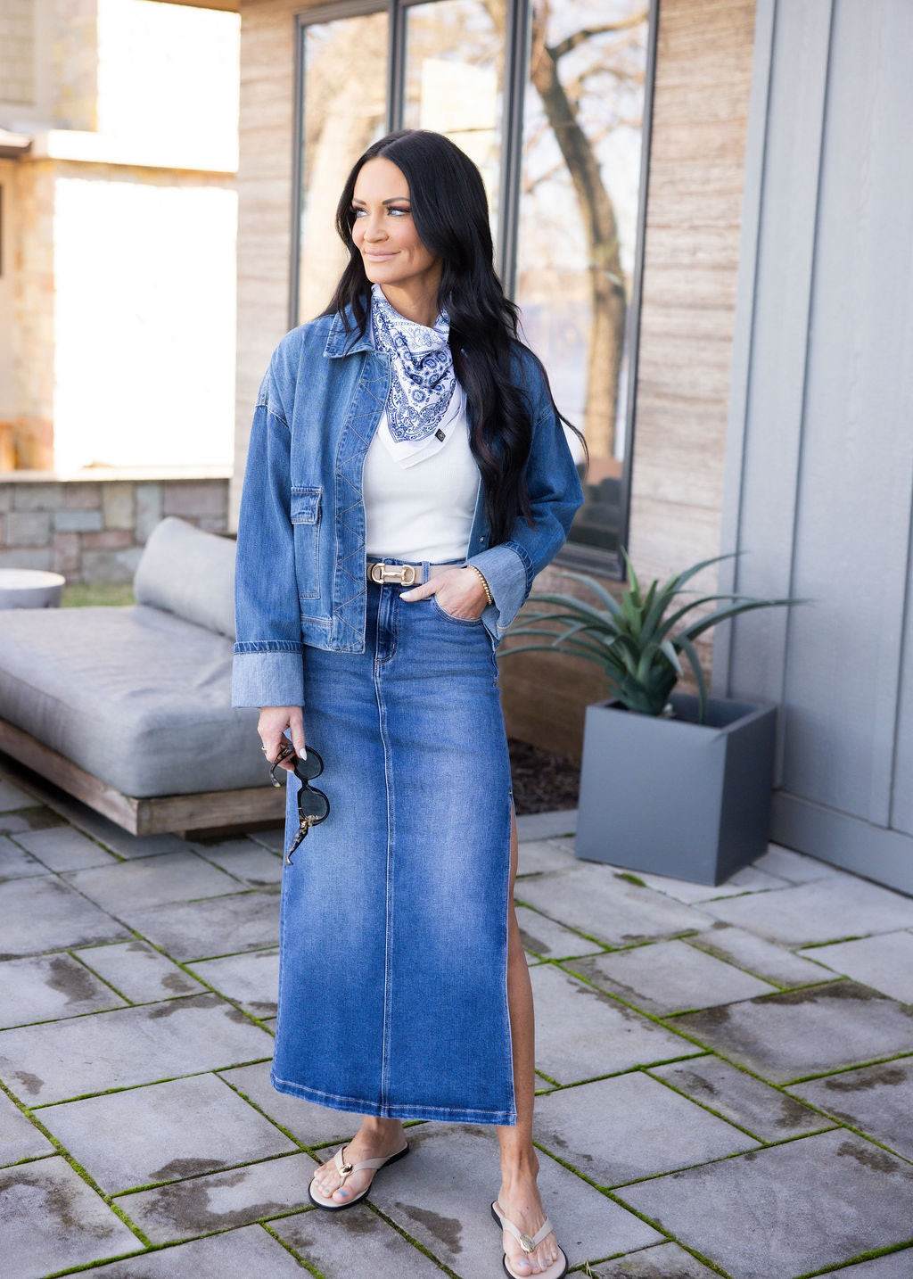Kacen Hidden Midi Skirt