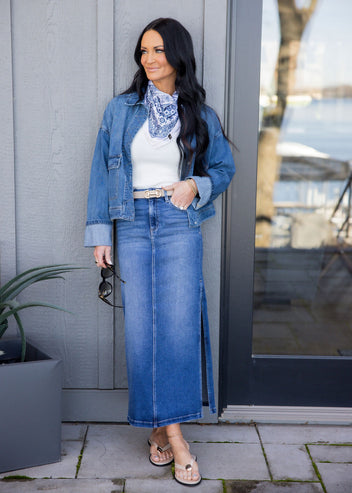 Kacen Hidden Midi Skirt