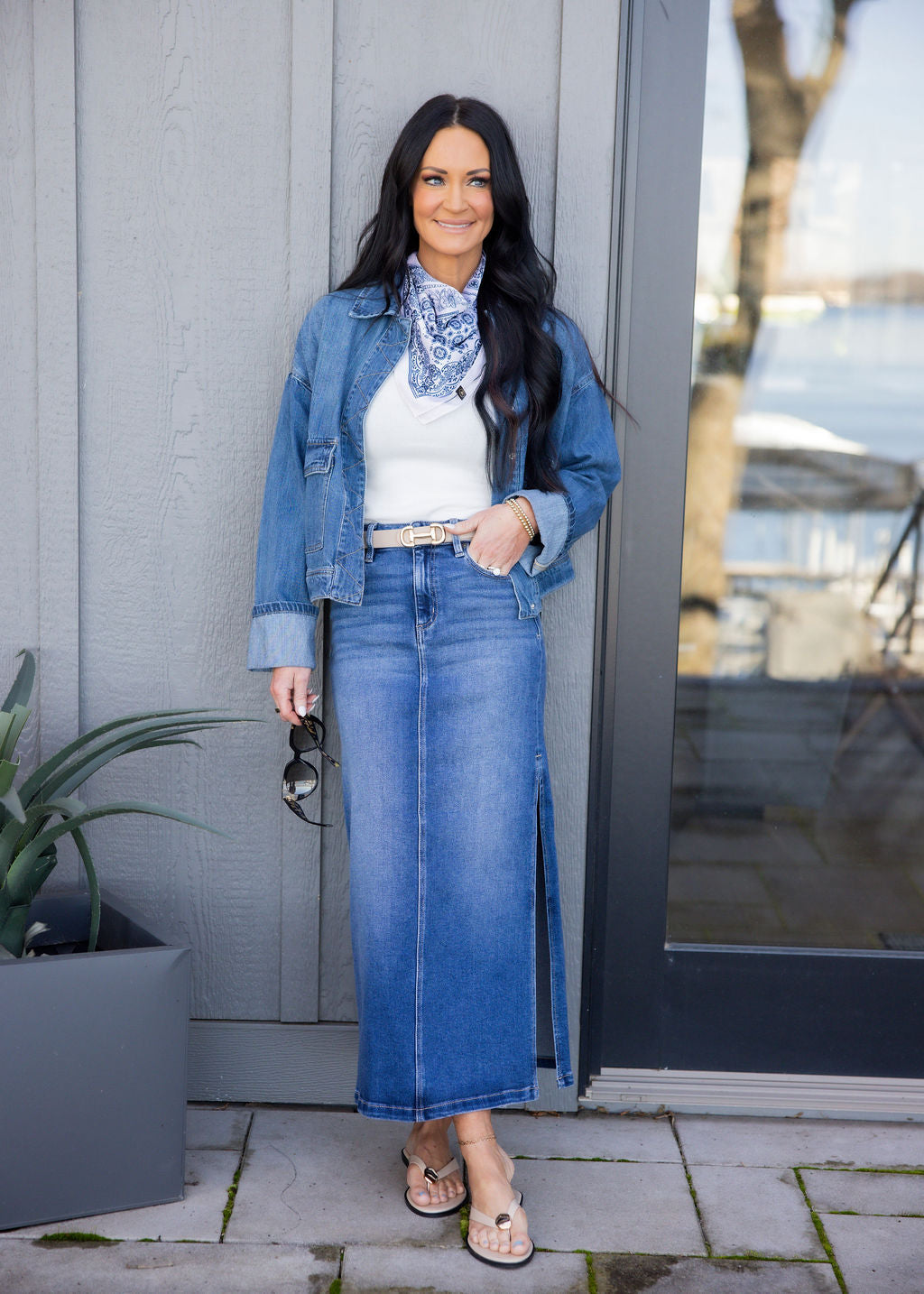 Kacen Hidden Midi Skirt