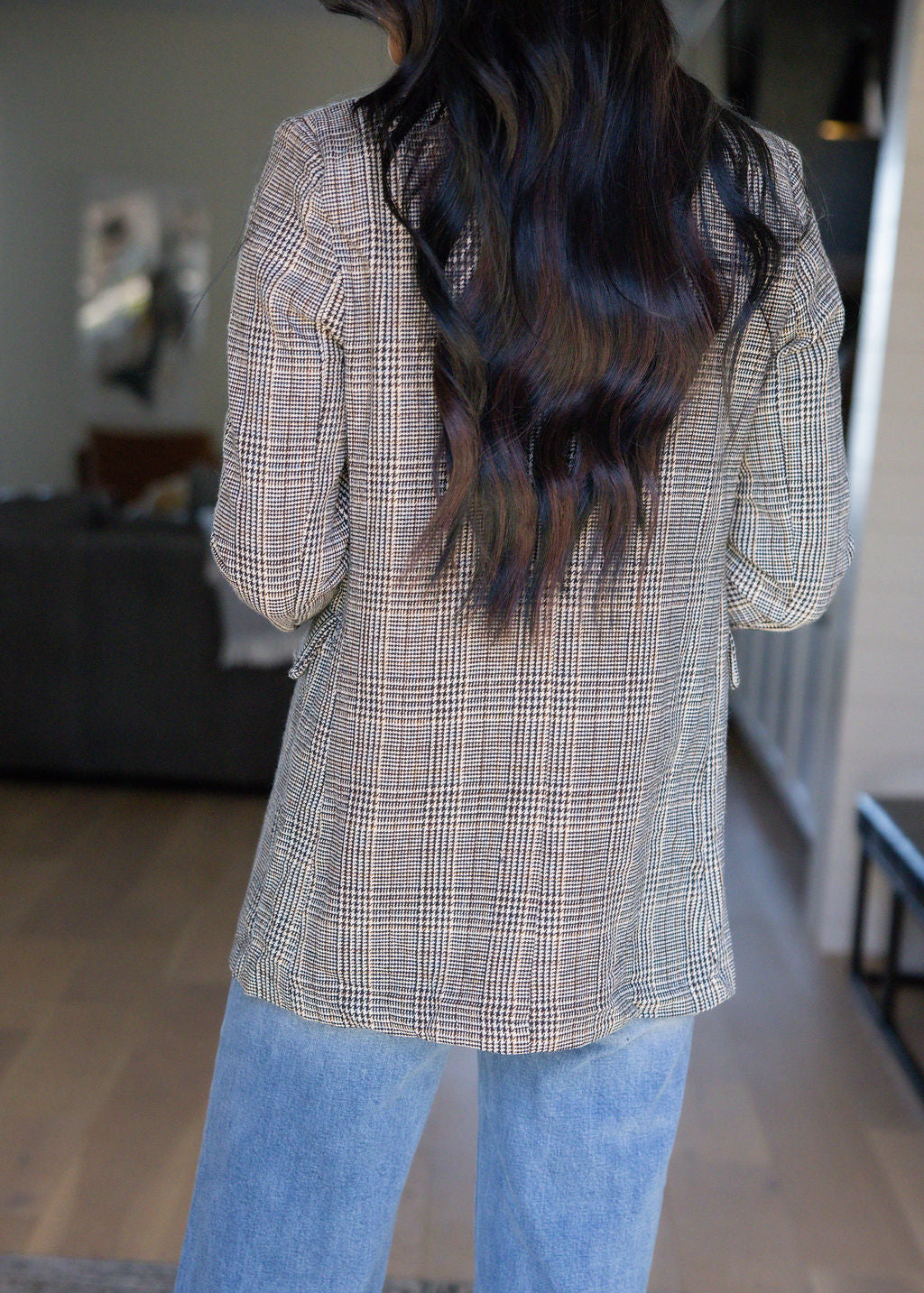 Victoria Plaid Blazer
