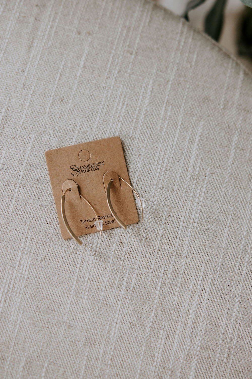 Wendy Threader Hoop Earrings
