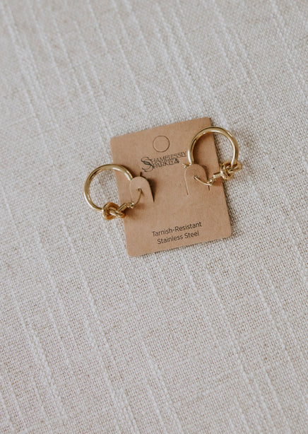 Knot Hoop Earrings product view