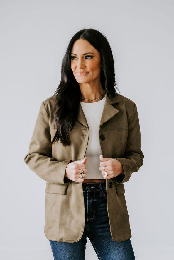 image of Ryver Suede Blazer