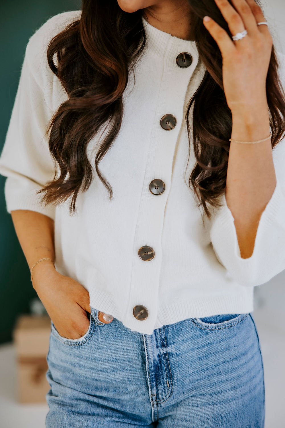 Lovie Half Sleeve Cardigan