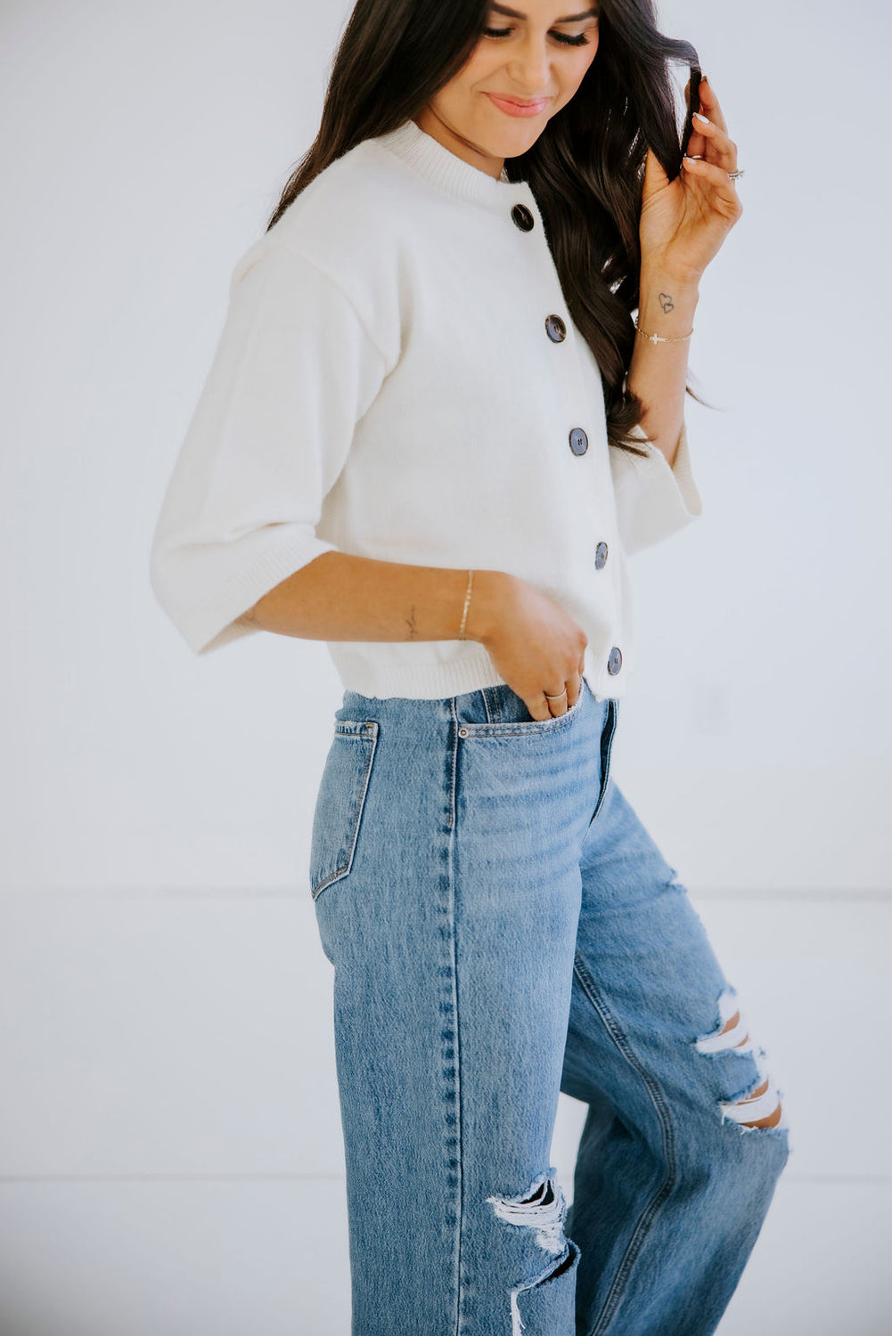 Lovie Half Sleeve Cardigan