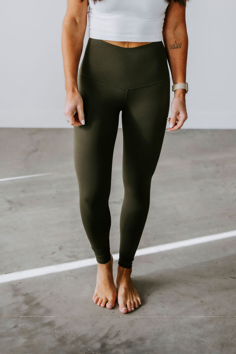 image of Langford V Waist Leggings by Lily & Lottie