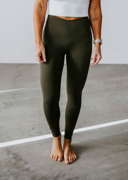 Langford V Waist Leggings by Lily & Lottie product view