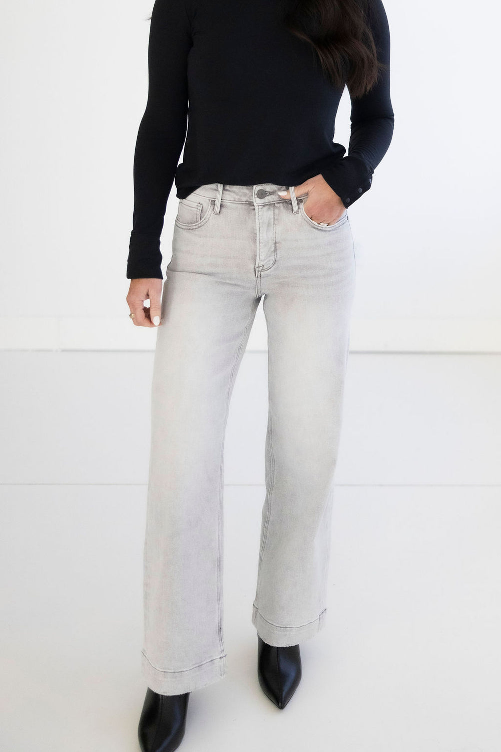 Sabrena Risen Wide Leg Jeans