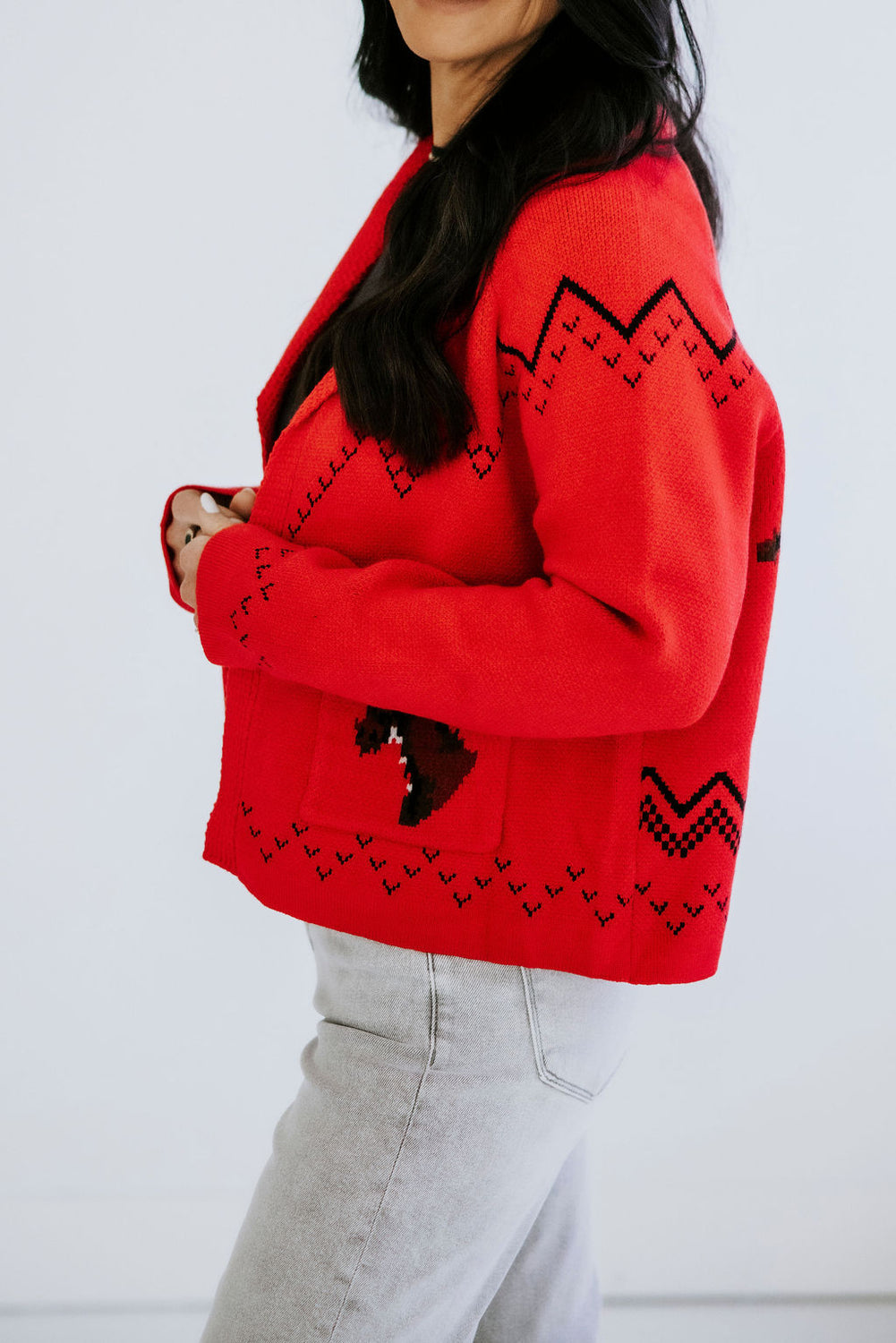 Kingston Horse Motif Cardigan