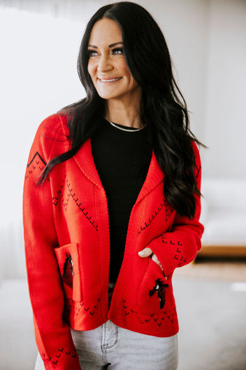 Kingston Horse Motif Cardigan