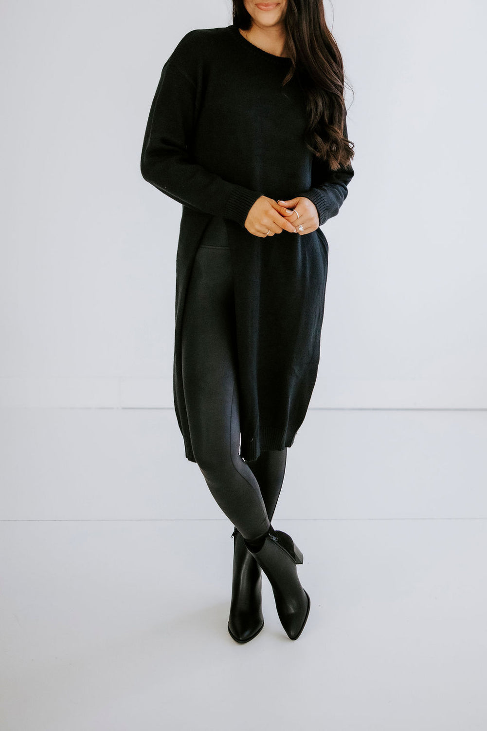 Ferrah High Slit Pullover