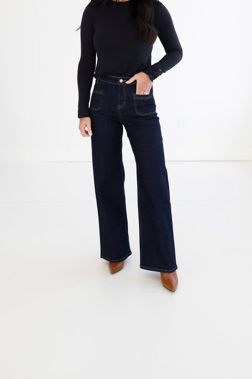 Carrie Mica Wide Leg Jeans
