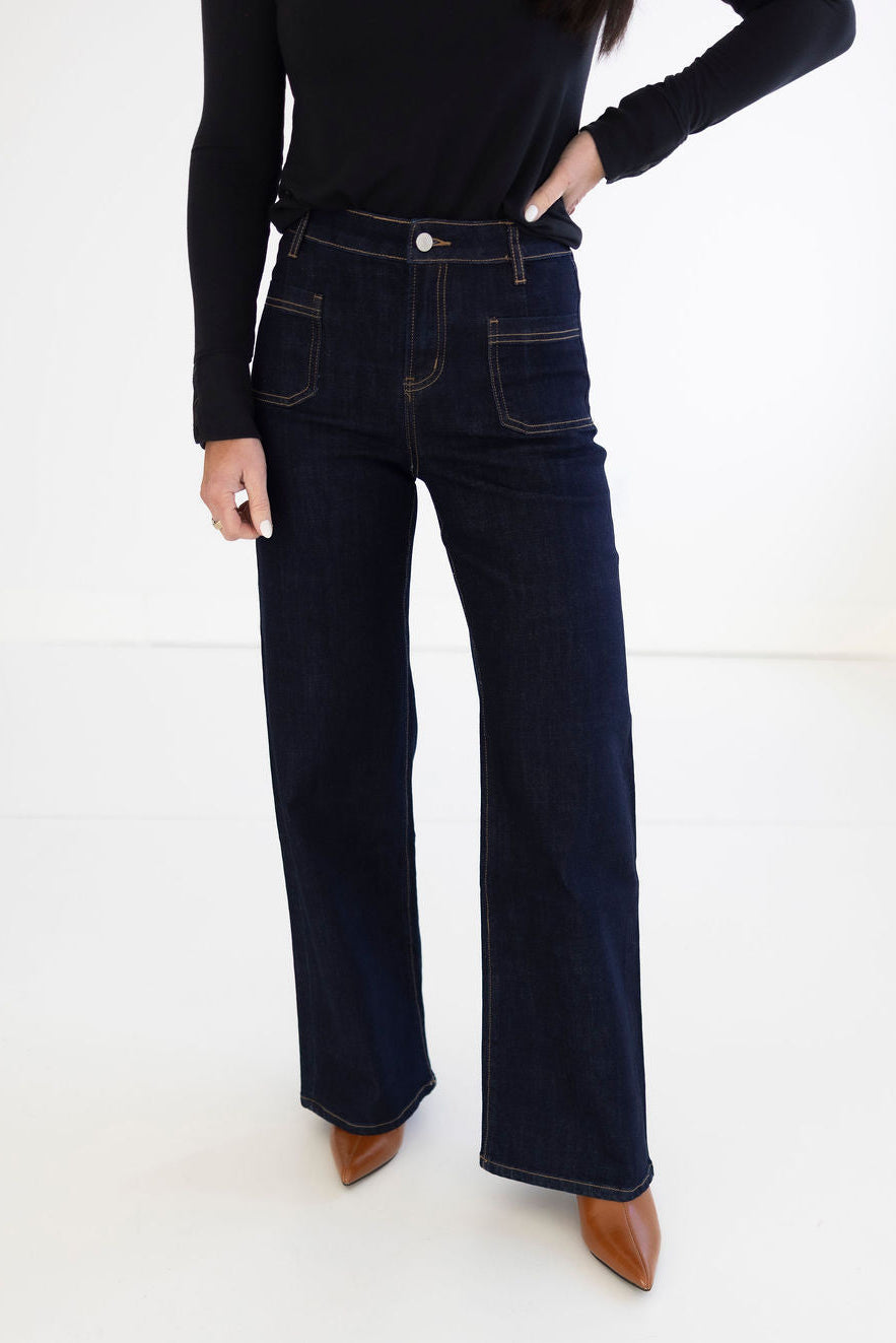 Carrie Mica Wide Leg Jeans