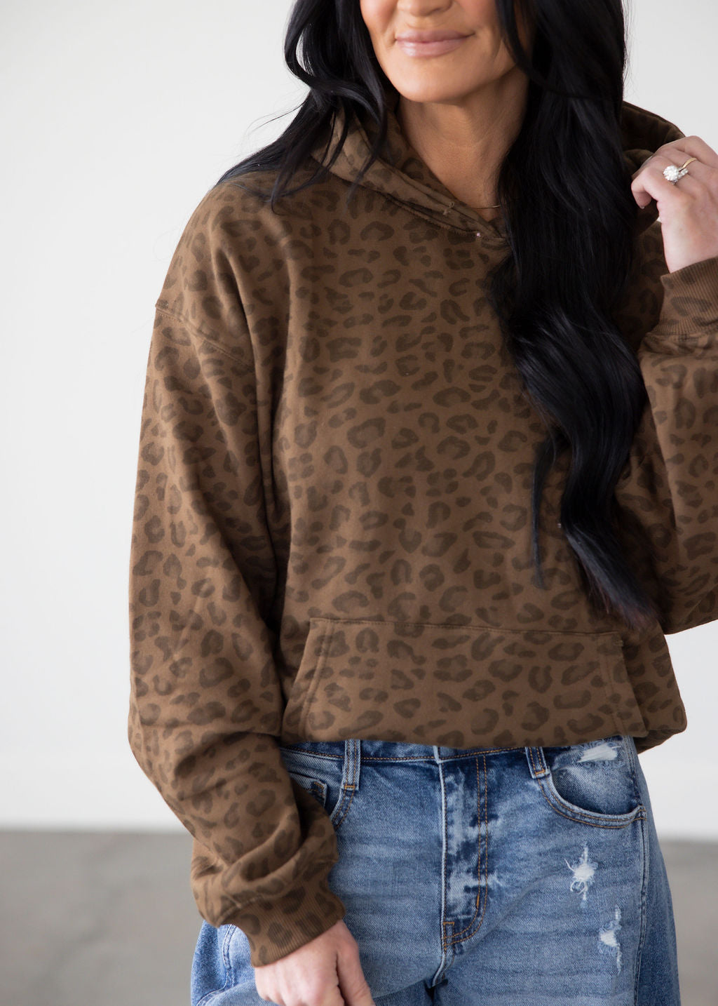 Leopard Hoodie by Chelsea DeBoer