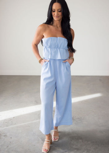 Evra Ruffle Jumpsuit