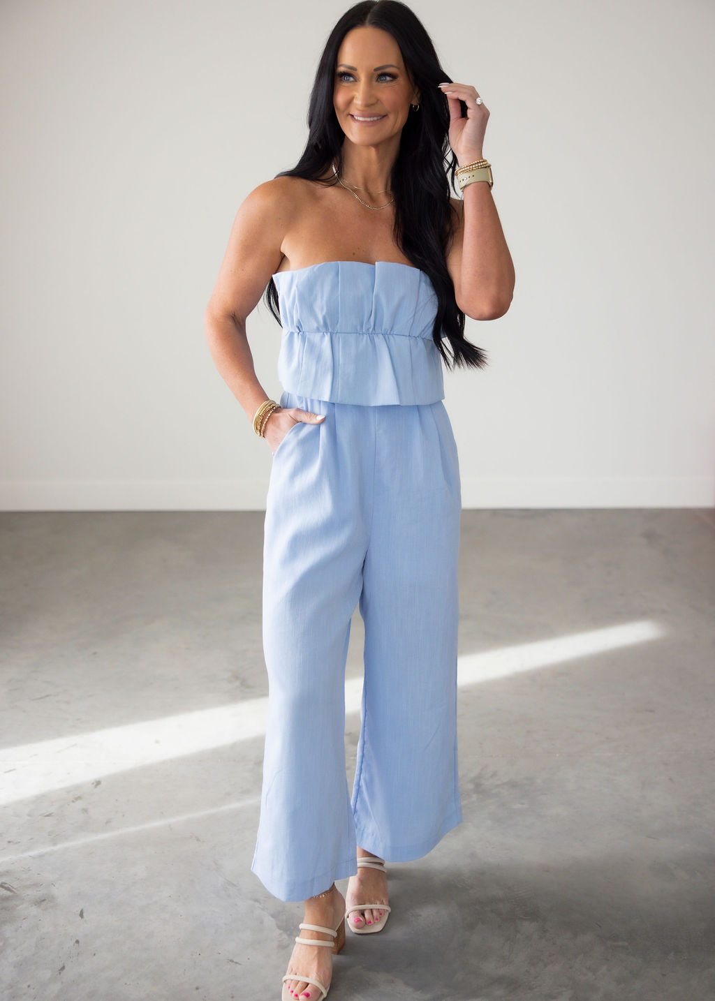Evra Ruffle Jumpsuit